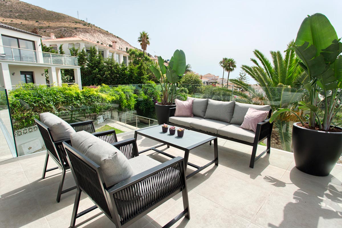 terraza vistas modern