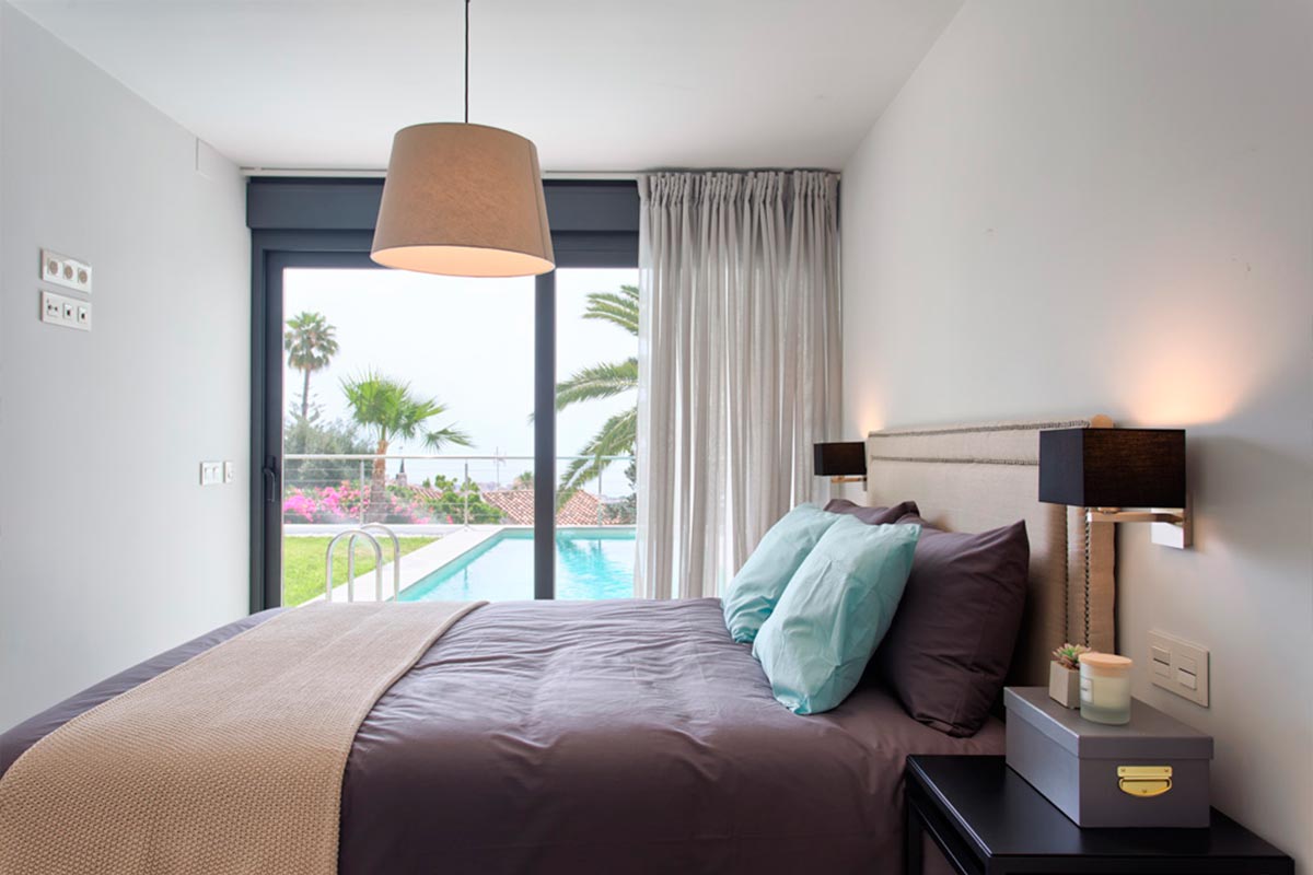 dormitorio piscina mordeno